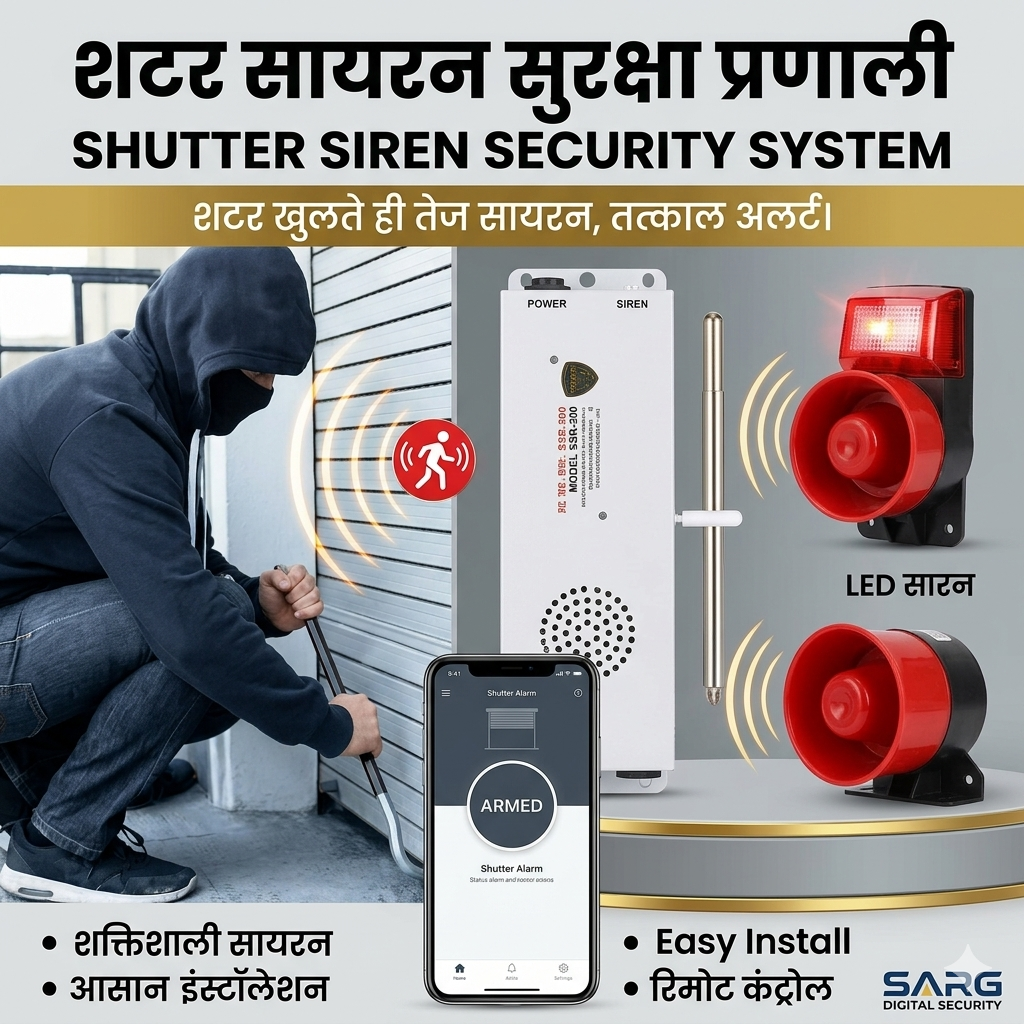 Shutter Siren Security System